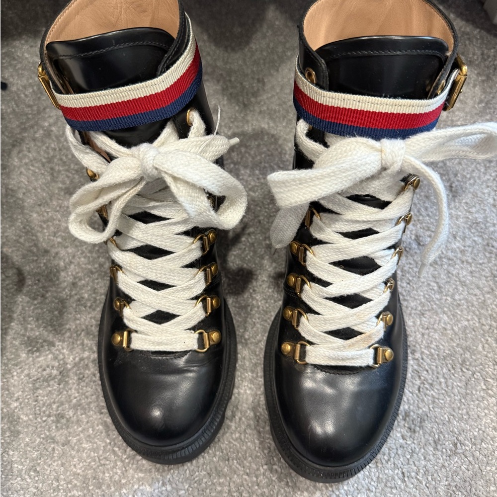 Stylish Black and White Women's Boots